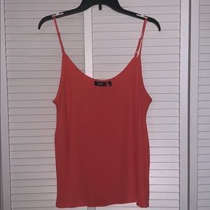 Apt 9. Bright Coral Sheer Swing Cami